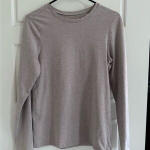 Pact Heathered Oatmeal Long Sleeve - Large